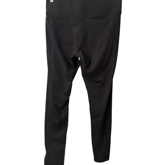 Victoria's Secret Black Leggings with White Logo on Sides Size M, Pre-Owned EUC - Picture 4 of 7